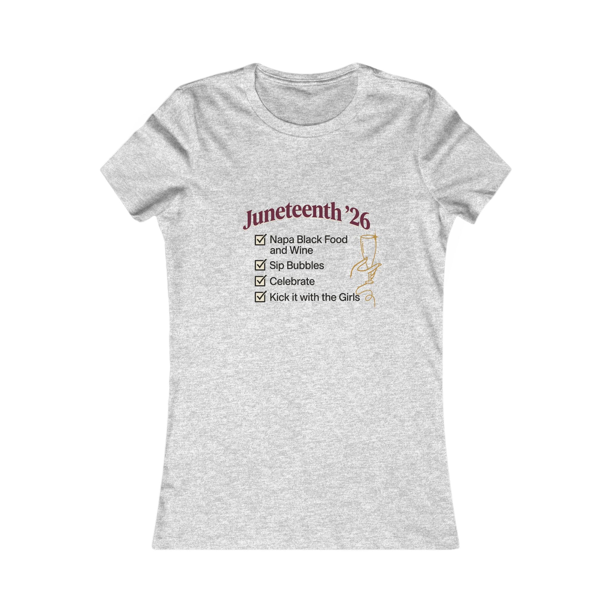Napa Juneteenth Weekend Tee — Women's Celebration T-Shirt