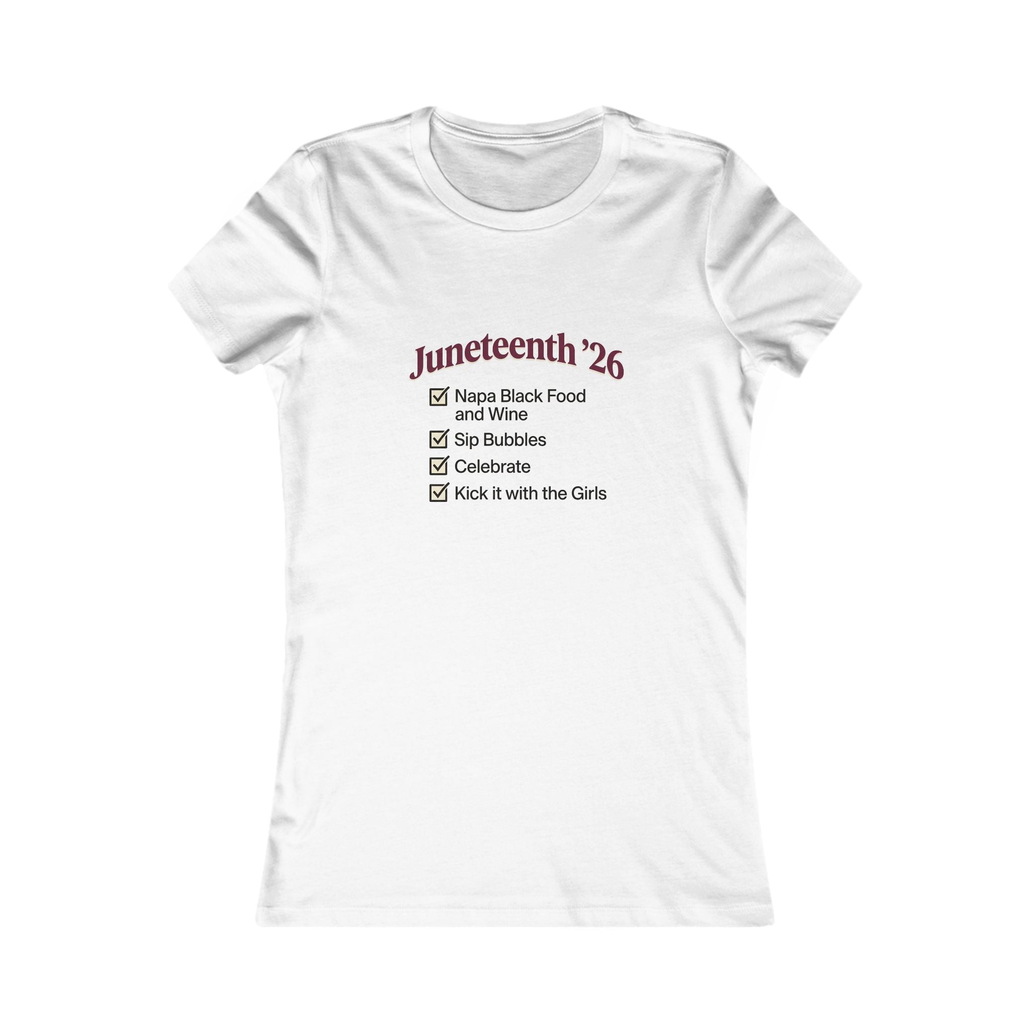 Napa Juneteenth Weekend Tee — Women's Celebration T-Shirt