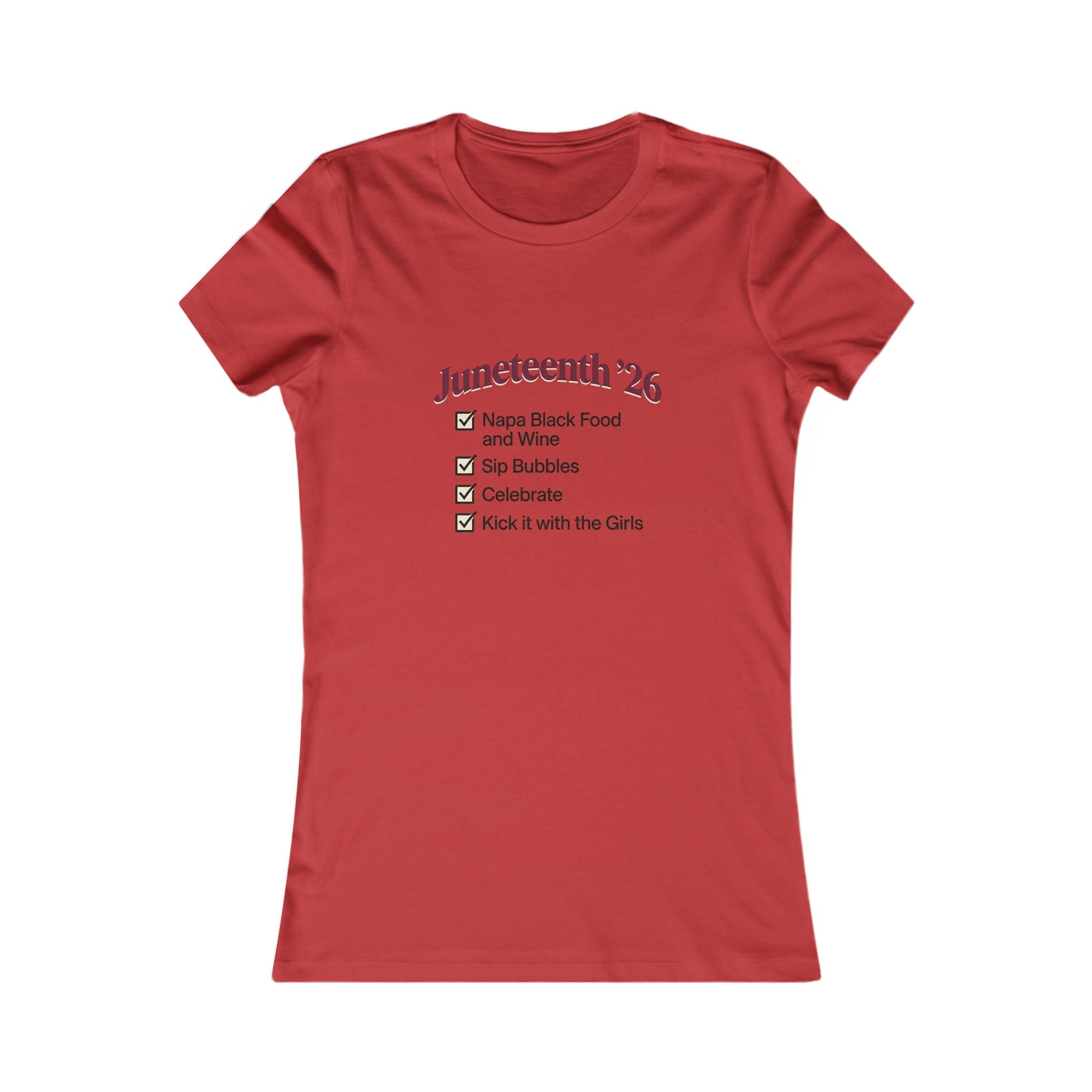 Napa Juneteenth Weekend Tee — Women's Celebration T-Shirt