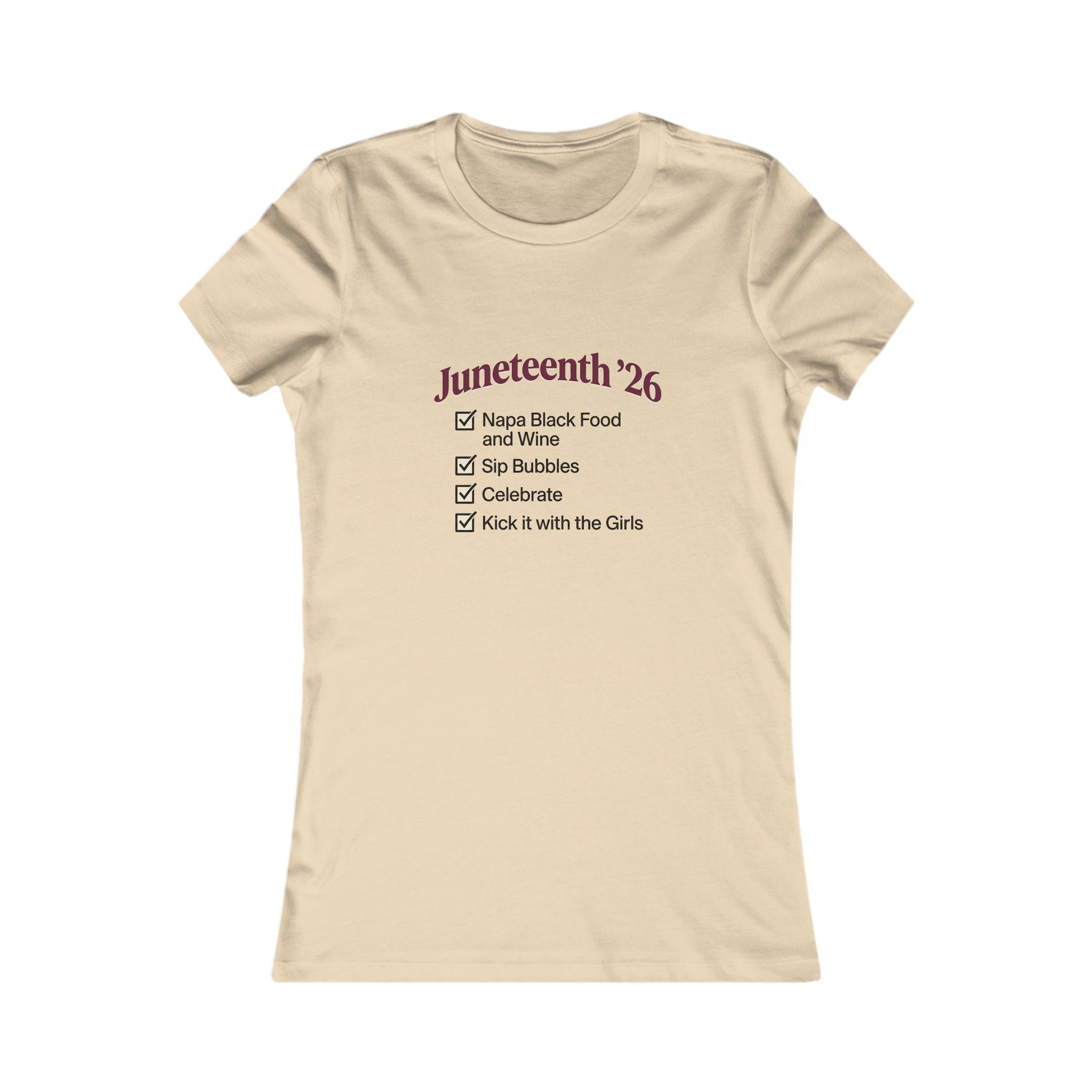 Napa Juneteenth Weekend Tee — Women's Celebration T-Shirt