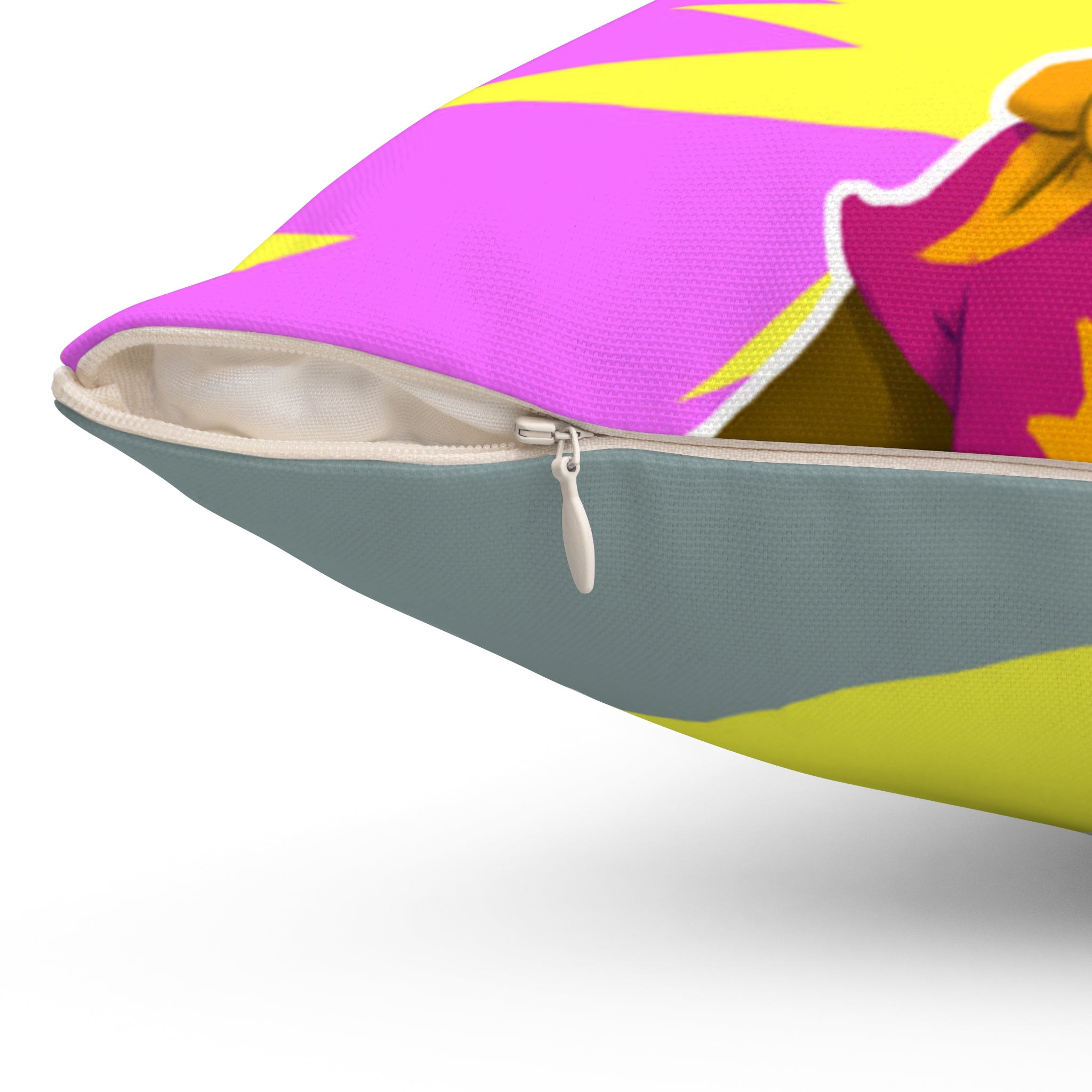 Supa Sam Polyester Square Pillow