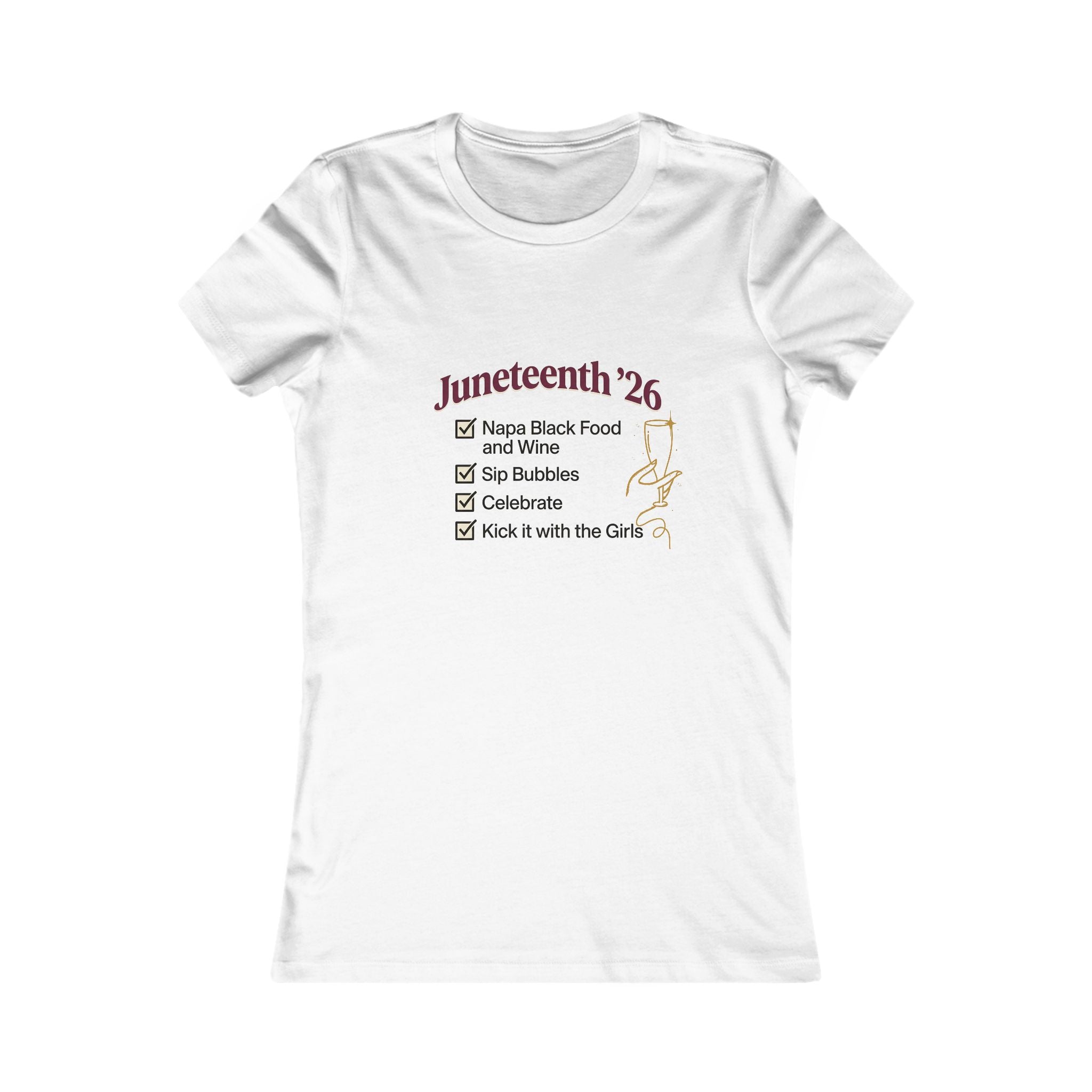 Napa Juneteenth Weekend Tee — Women's Celebration T-Shirt