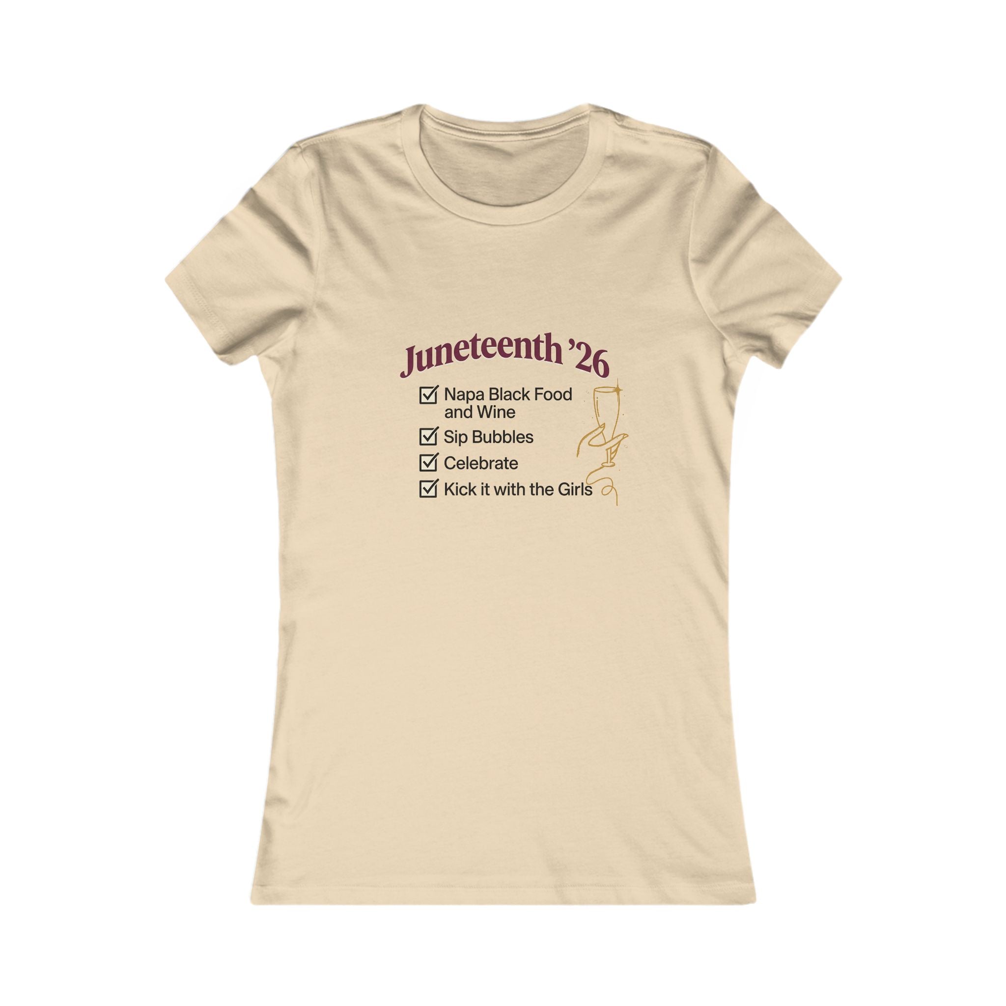 Napa Juneteenth Weekend Tee — Women's Celebration T-Shirt