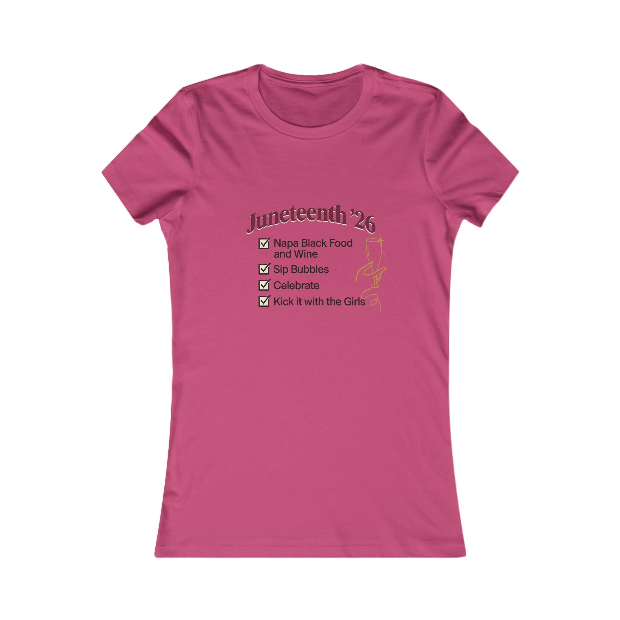 Napa Juneteenth Weekend Tee — Women's Celebration T-Shirt