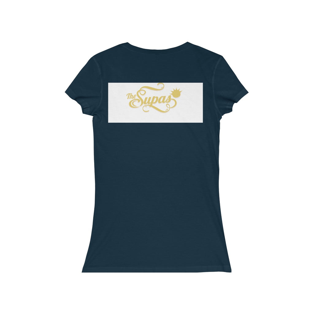 Supa Fly Supa Women's Jersey Short Sleeve V-Neck Tee