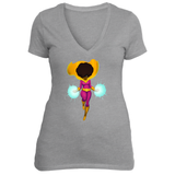 Supa Energy Blast Back Deep V-Neck