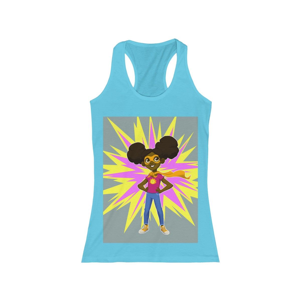 Supa Sam Power Burst Women's Racerback Tank