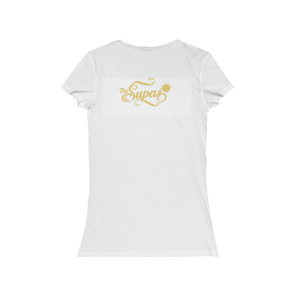 Supa Fly Supa Women's Jersey Short Sleeve V-Neck Tee