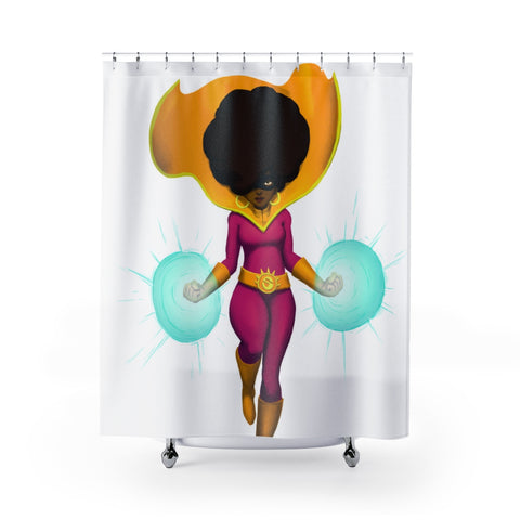 Supa Energy Blast Shower Curtain