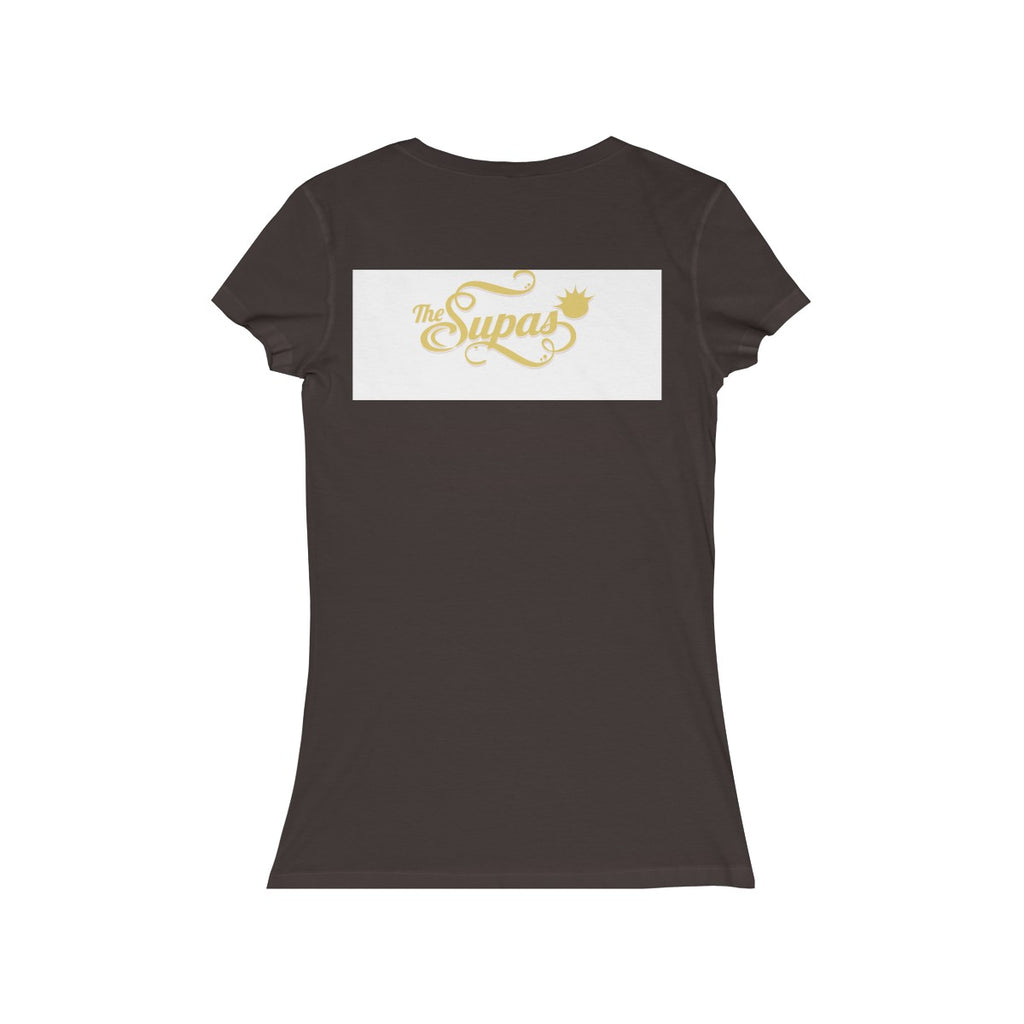 Supa Fly Supa Women's Jersey Short Sleeve V-Neck Tee