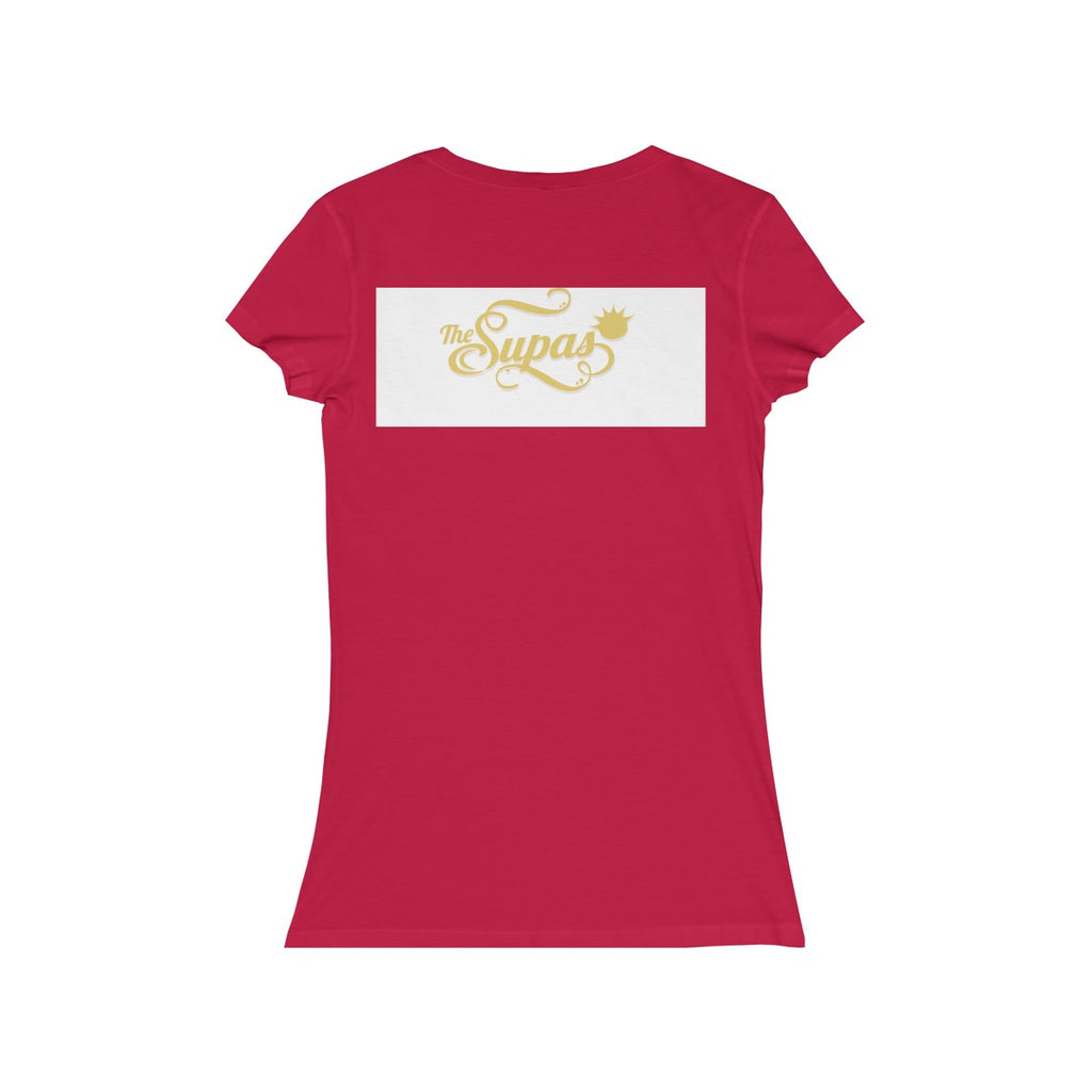 Supa Fly Supa Women's Jersey Short Sleeve V-Neck Tee
