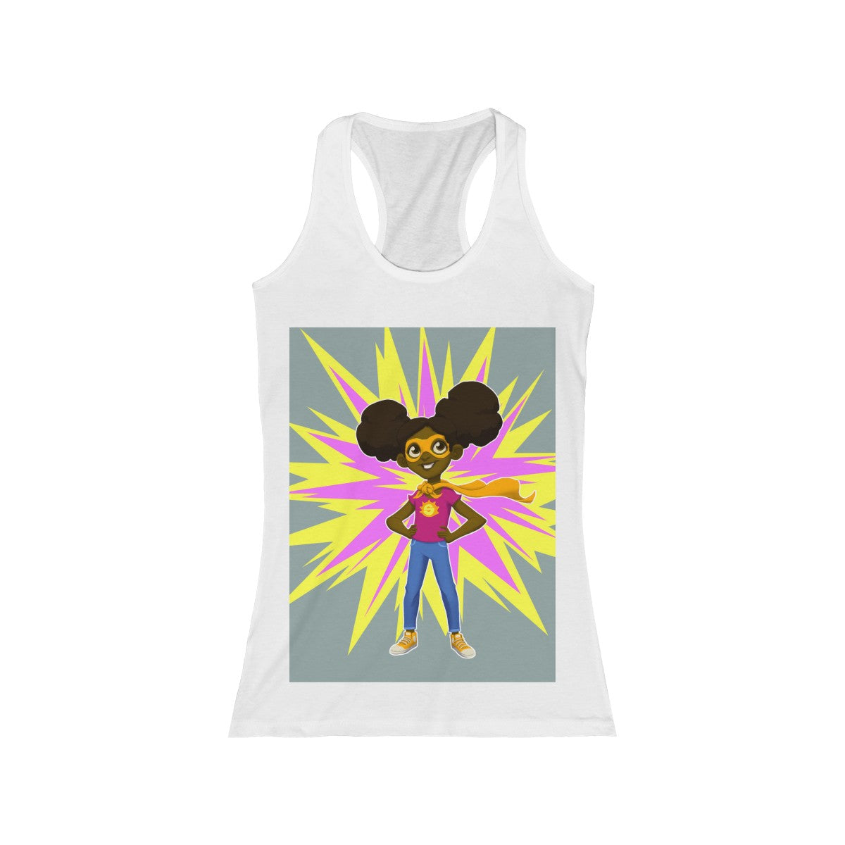 Supa Sam Power Burst Women's Racerback Tank