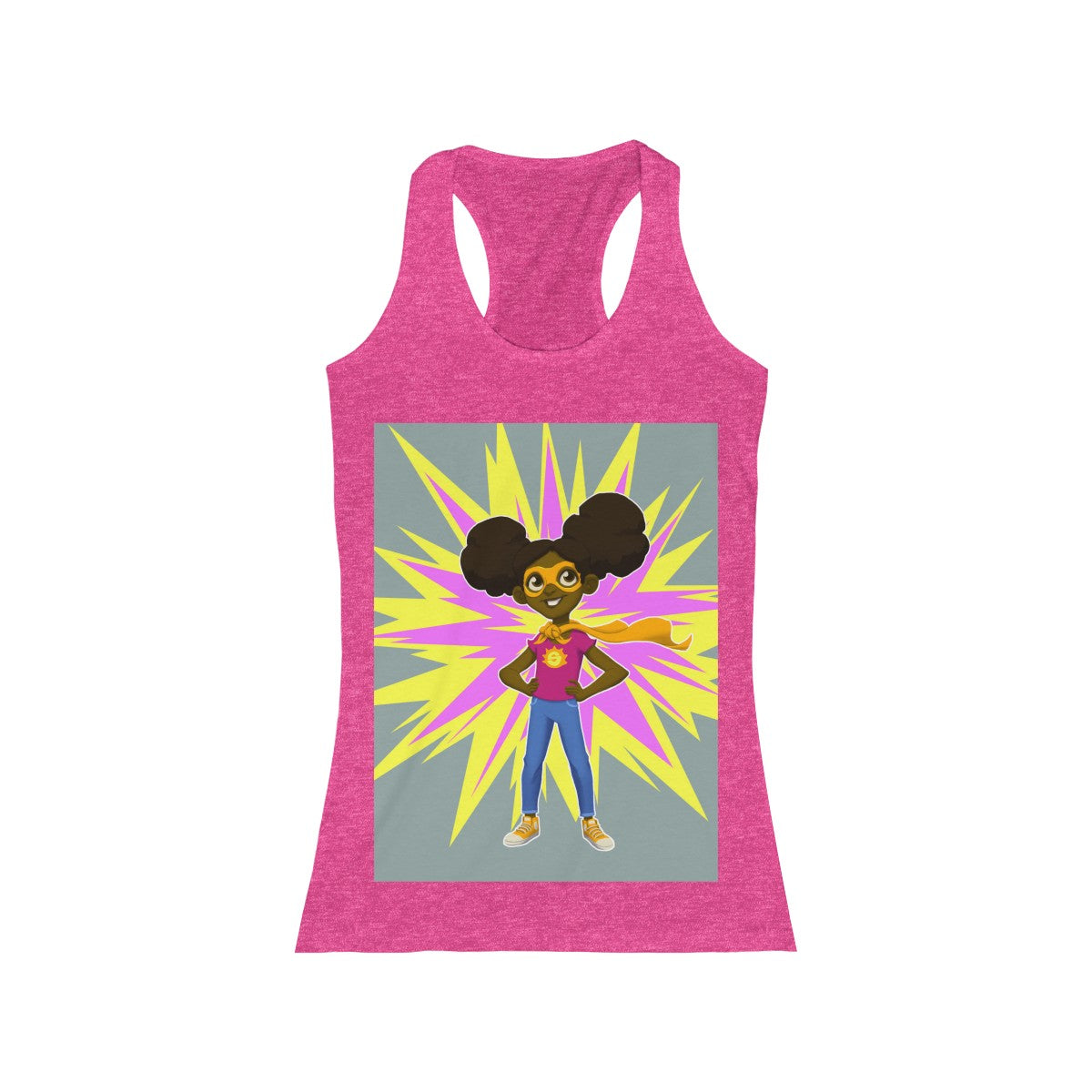 Supa Sam Power Burst Women's Racerback Tank