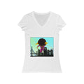 Supa Fly Supa Women's Jersey Short Sleeve V-Neck Tee