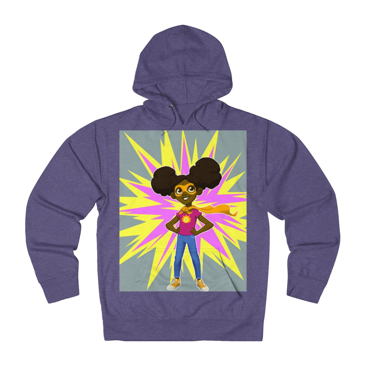 Supa Sam Power Burst Unisex French Terry Hoodie