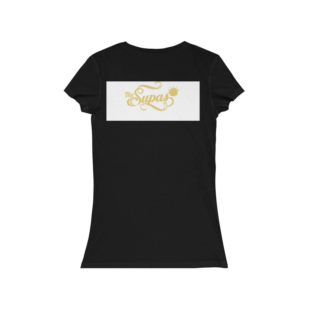 Supa Fly Supa Women's Jersey Short Sleeve V-Neck Tee