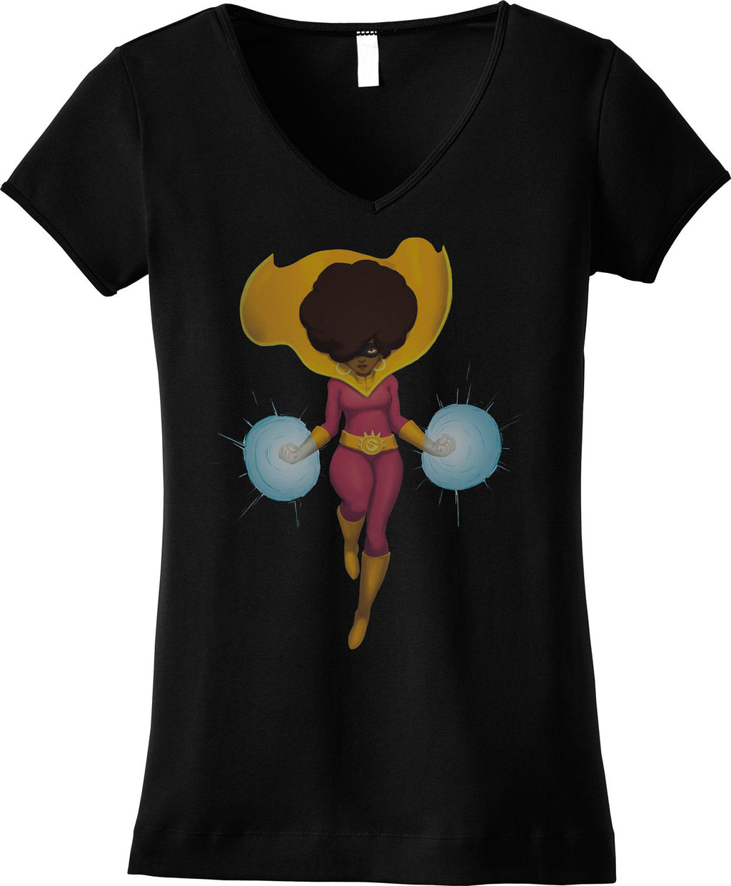 Supa Energy Blast Back Deep V-Neck